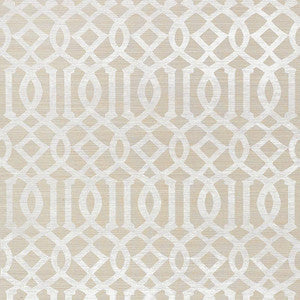 Imperial Trellis Sisal Sand 5008351 by Schumacher Designer Wallpaper