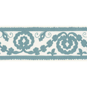 Ashbury Tape Sky 70592 by Schumacher Designer Trim