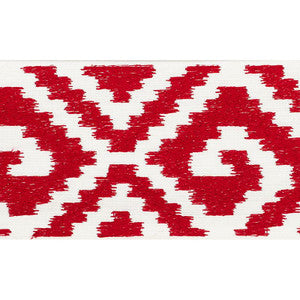 Fillmore Tape Red 70605 by Schumacher Designer Trim