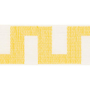 Matrix Tape Yellow 70611 by Schumacher Designer Trim