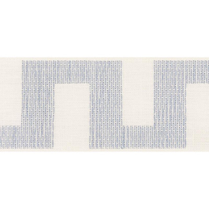Matrix Tape Sky 70613 by Schumacher Designer Trim Happy Together 3.75" - Swanky Fabrics -