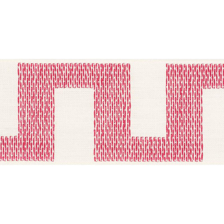 Matrix Tape Fuchsia 70614 by Schumacher Designer Trim Happy Together 3.75" - Swanky Fabrics -