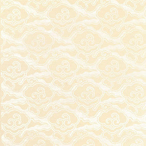 Cirrus Clouds Sisal Blanched 5006061 by Schumacher Designer Wallpaper
