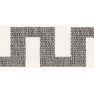 Matrix Tape Black 70618 by Schumacher Designer Trim