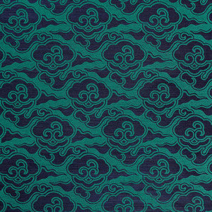 Cirrus Clouds Sisal Plume 5006063 by Schumacher Designer Wallpaper
