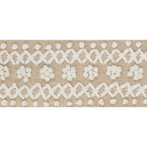 Sunnyvale Tape Ivory 70630 by Schumacher Designer Trim