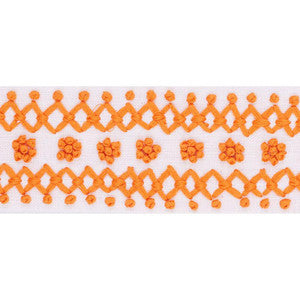 Sunnyvale Tape Orange 70632 by Schumacher Designer Trim