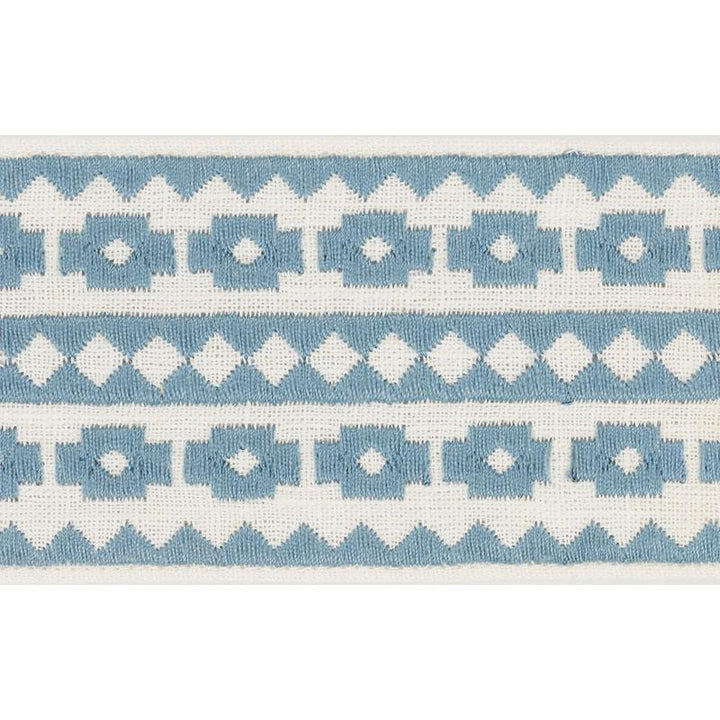 Talitha Tape Sky 70643 by Schumacher Designer Trim Couture Trims - Swanky Fabrics -