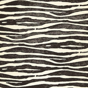 Ripple Sisal Zebra 5006132 by Schumacher Designer Wallpaper