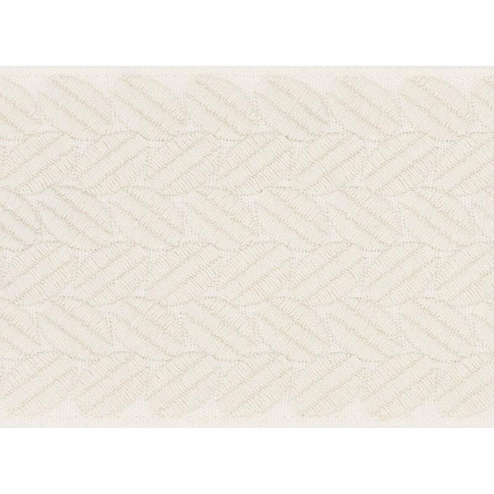 Berkeley Tape Wide Ivory 70650 by Schumacher Designer Trim Happy Together Ii 1.0" - Swanky Fabrics -