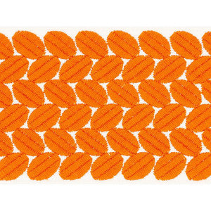 Berkeley Tape Wide Orange 70651 by Schumacher Designer Trim