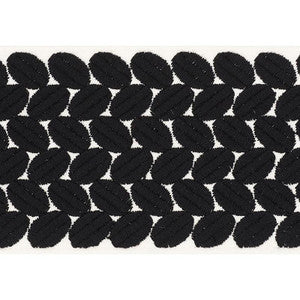 Berkeley Tape Wide Black 70656 by Schumacher Designer Trim