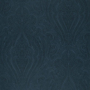 Breckenridge Paisley Lapis 5006241 by Schumacher Designer Wallpaper