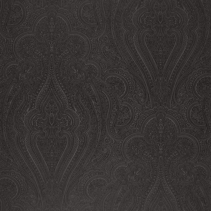 Breckenridge Paisley Charcoal 5006243 by Schumacher Designer Wallpaper Luxe Lodge 27.0" - Swanky Fabrics -