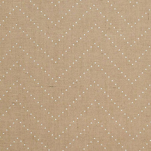 Colton Chevron Natural / Silver 5006280 by Schumacher Designer Wallpaper