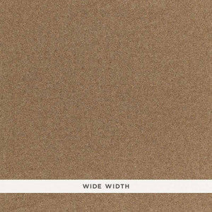 Chester Wool Sidewall Tabac 5006291 by Schumacher Designer Wallpaper