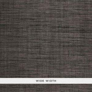 Weston Raffia Weave Charcoal 5006204 by Schumacher Designer Wallpaper