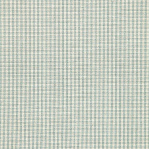 Barnet Cotton Check Aqua 64622 by Schumacher Designer Fabric