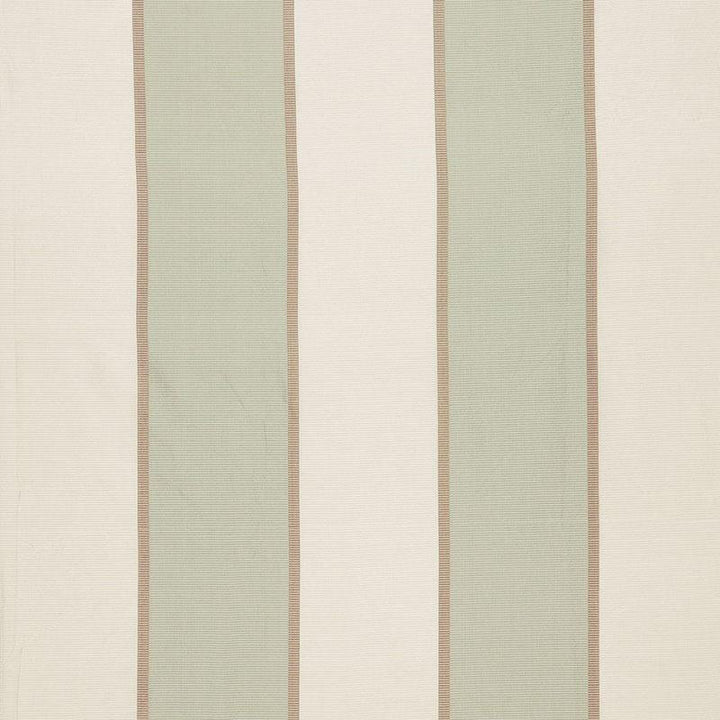 Montebello Stripe Pearl 64781 by Schumacher Designer Fabric Chroma 9.12" - Swanky Fabrics -