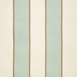 Montebello Stripe Aqua 64783 by Schumacher Designer Fabric