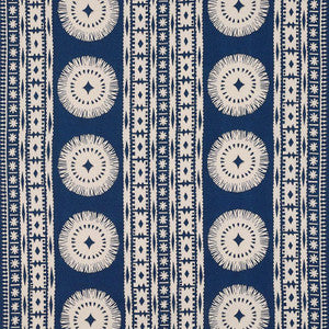 Bora Bora Print Marine 175841 by Schumacher Designer Fabric