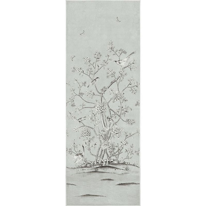 Chinois Palais Grisaille 175045 by Schumacher Designer Fabric Mary Mcdonald 54.0" - Swanky Fabrics -
