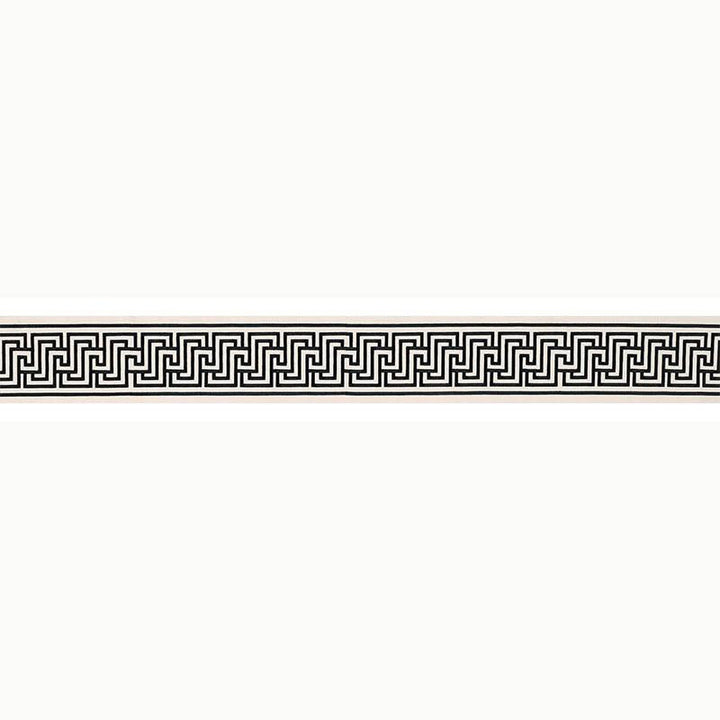 Labyrinth Tape Noir 66142 by Schumacher Designer Trim Mary Mcdonald 2.5" - Swanky Fabrics -