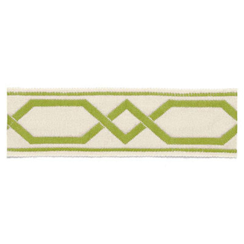 Saint Tropez Braid Kiwi 63091 by Schumacher Designer Trim Plein Air Trimmiings - Swanky Fabrics -