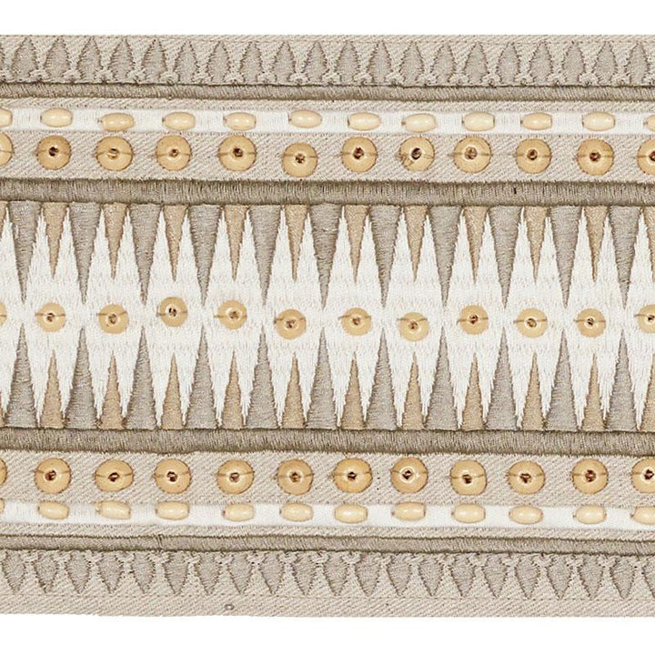 Tahiti Tape Sea Oyster 69311 by Schumacher Designer Trim Mary Mcdonald - Swanky Fabrics -