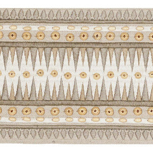 Tahiti Tape Sea Oyster 69311 by Schumacher Designer Trim