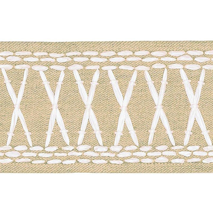 Tikki Tape Palm 69302 by Schumacher Designer Trim Mary Mcdonald 1.0" - Swanky Fabrics -