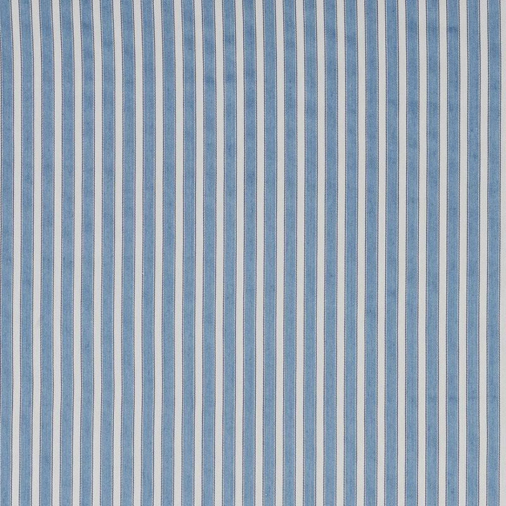 Antique Ticking Stripe Bleu 3475008 by Schumacher Designer Fabric Country Chic 1.0" - Swanky Fabrics -