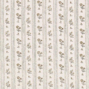 Cabanon Stripe Fawn 175962 by Schumacher Designer Fabric
