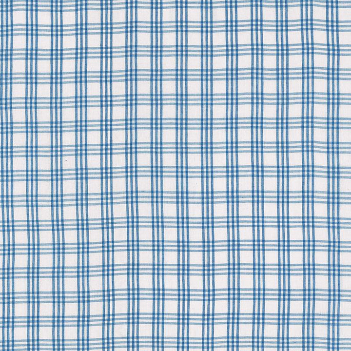 Imogen Bleu 69153 by Schumacher Designer Fabric Country Chic 3.0" - Swanky Fabrics -