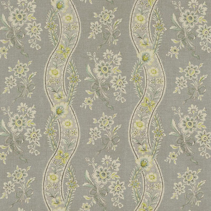 Le Castellet Grisaille & Jonquil 175981 by Schumacher Designer Fabric Country Chic 13.5" - Swanky Fabrics -