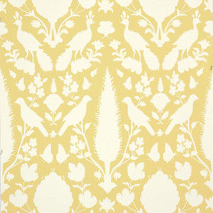 Chenonceau Buttercup 5004126 by Schumacher Designer Wallpaper