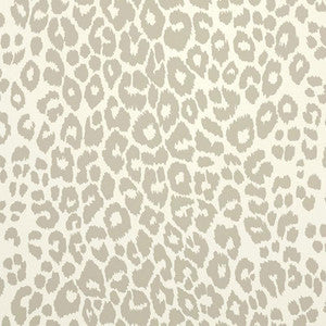 Iconic Leopard Linen 5007011 by Schumacher Designer Wallpaper