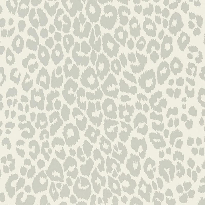 Iconic Leopard Cloud 5007013 by Schumacher Designer Wallpaper Exuberant Prints 27.0" - Swanky Fabrics -