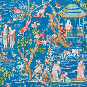 Yangtze River Peacock 176775 by Schumacher Designer Fabric