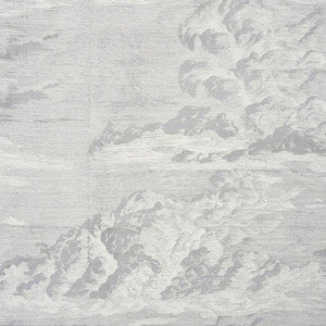 Cloud Toile Fog 177002 by Schumacher Designer Fabric