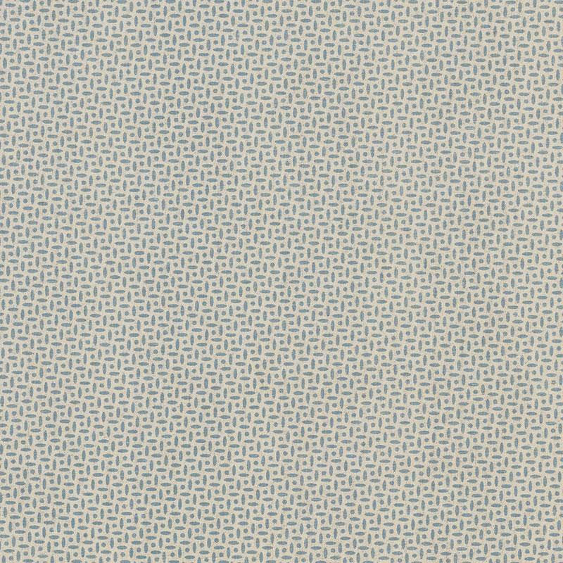 Berrydown Blue BERR001 by Schumacher Designer Fabric Veere Grenney 2.0" - Swanky Fabrics -