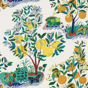 Citrus Garden Indoor/Outdoor Primary 177330 by Schumacher Designer Fabric