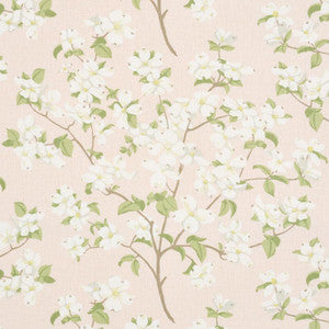 Blooming Branch Blush 177410 by Schumacher Designer Fabric