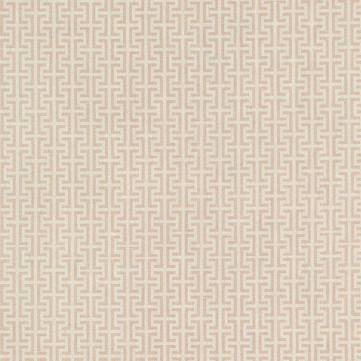 Temple Pink TEMP004 by Schumacher Designer Fabric Veere Grenney 2.38" - Swanky Fabrics -