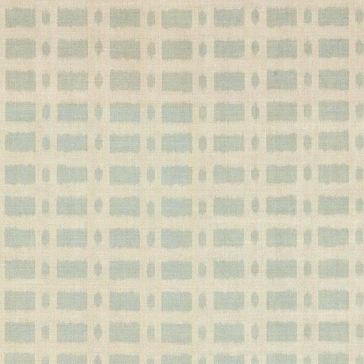 Townline Road Aqua TOWN003 by Schumacher Designer Fabric Veere Grenney 3.38" - Swanky Fabrics -