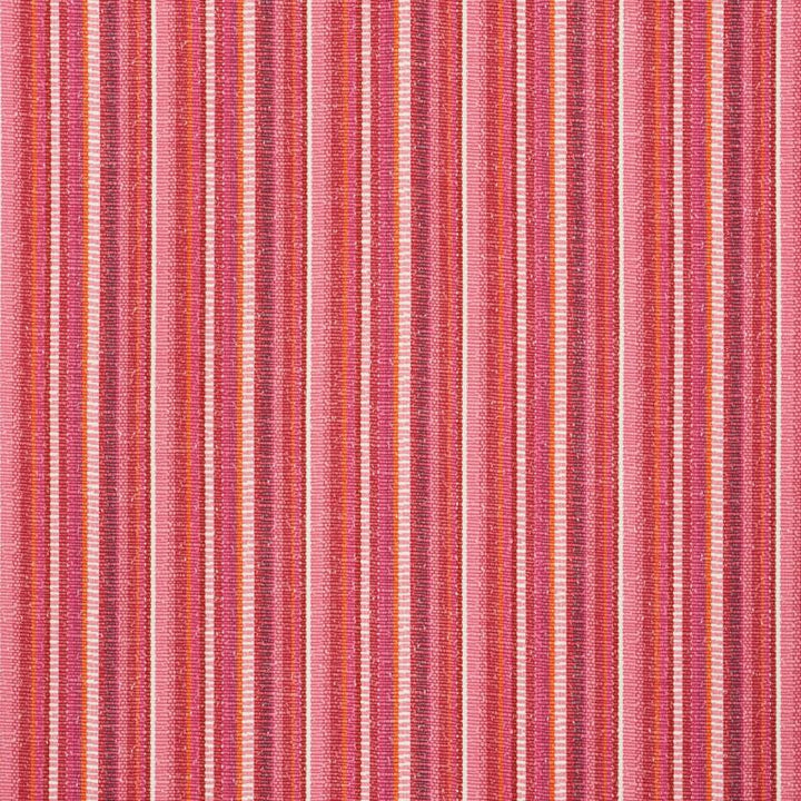 Primavera Stripe Berry 73111 by Schumacher Designer Fabric Indoor/Outdoor: Prints & Wovens 3.38" - Swanky Fabrics -