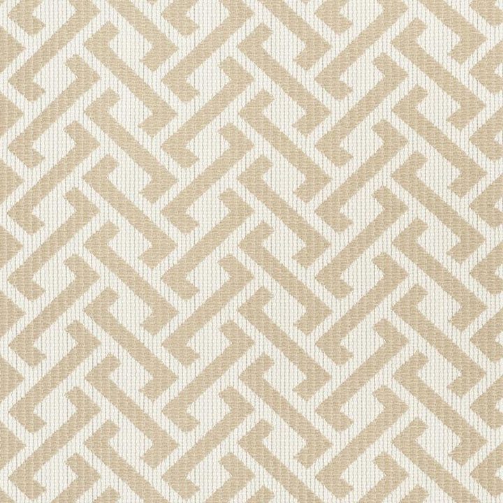 Fresh Air Indoor/Outdoor Sand 73121 by Schumacher Designer Fabric Indoor/Outdoor: Prints & Wovens 4.5" - Swanky Fabrics -