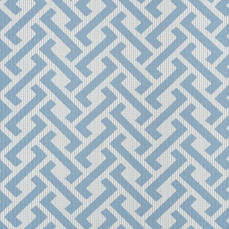 Fresh Air Indoor/Outdoor Sky 73122 by Schumacher Designer Fabric Indoor/Outdoor: Prints & Wovens 4.5" - Swanky Fabrics -
