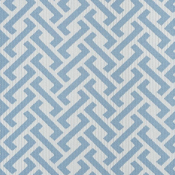 Fresh Air Indoor/Outdoor Sky 73122 by Schumacher Designer Fabric Indoor/Outdoor: Prints & Wovens 4.5" - Swanky Fabrics -