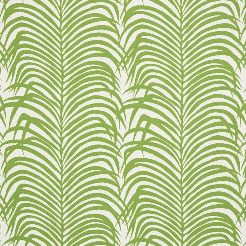 Zebra Palm Indoor/Outdoor Leaf 73171 by Schumacher Designer Fabric Indoor/Outdoor Ii: Prints & Wovens 13.88" - Swanky Fabrics -